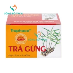 Trà gừng Traphaco - Điều trị đau bụng do nhiễm lạnh hiệu quả